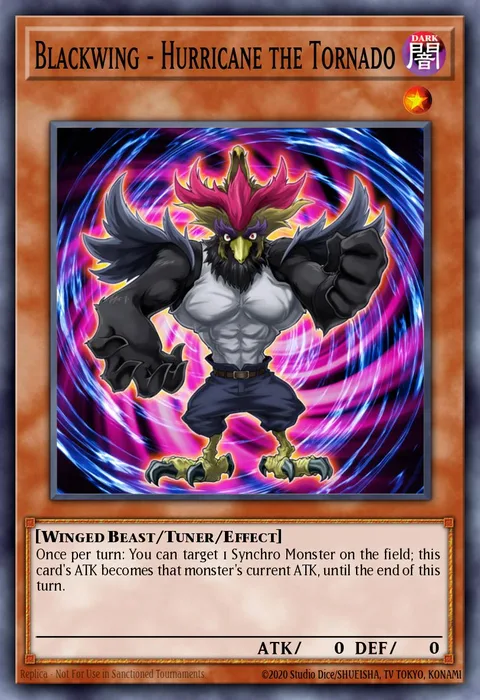 Blackwing - Hurricane the Tornado trading card