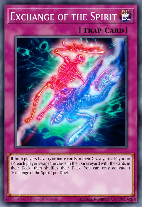 Exchange of the Spirit trading card