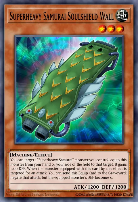 Superheavy Samurai Soulshield Wall trading card