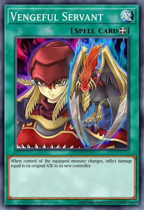 Vengeful Servant trading card