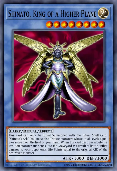 Shinato, King of a Higher Plane trading card