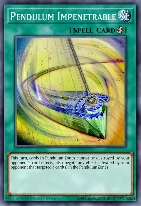 Pendulum Impenetrable trading card