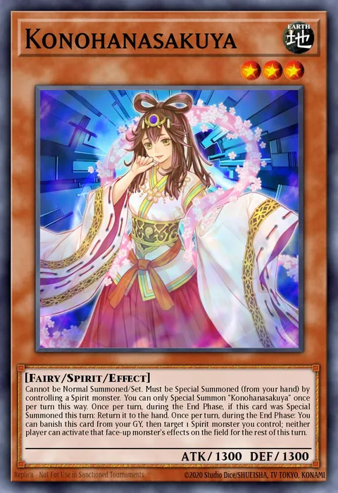 Konohanasakuya trading card
