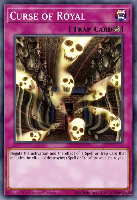 Curse of Royal trading card