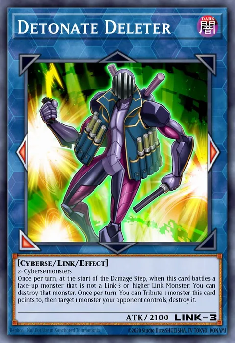 Detonate Deleter trading card