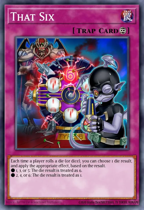 That Six trading card