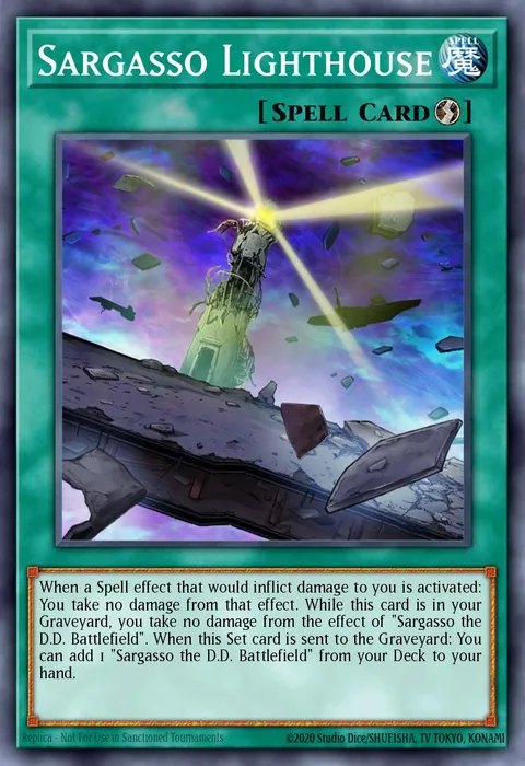 Sargasso Lighthouse trading card