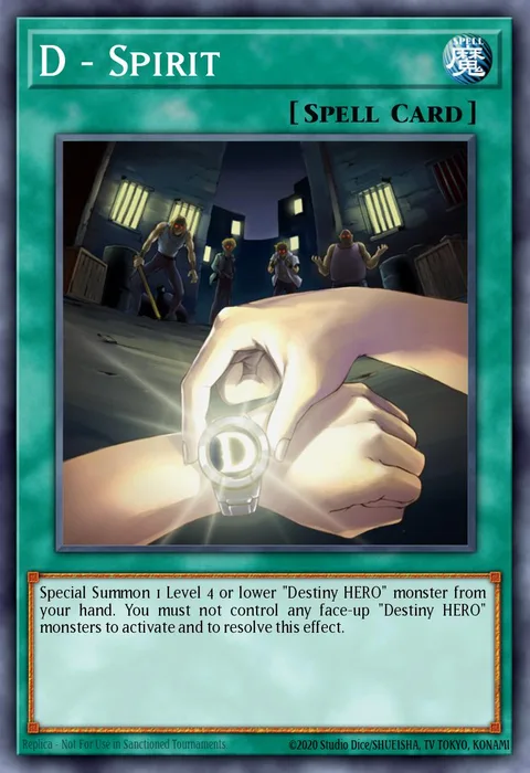 D - Spirit trading card
