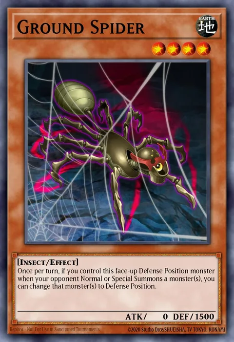 Ground Spider trading card
