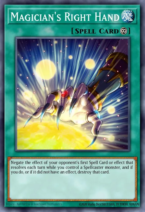 Magician's Right Hand trading card