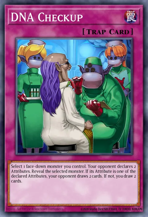 DNA Checkup trading card