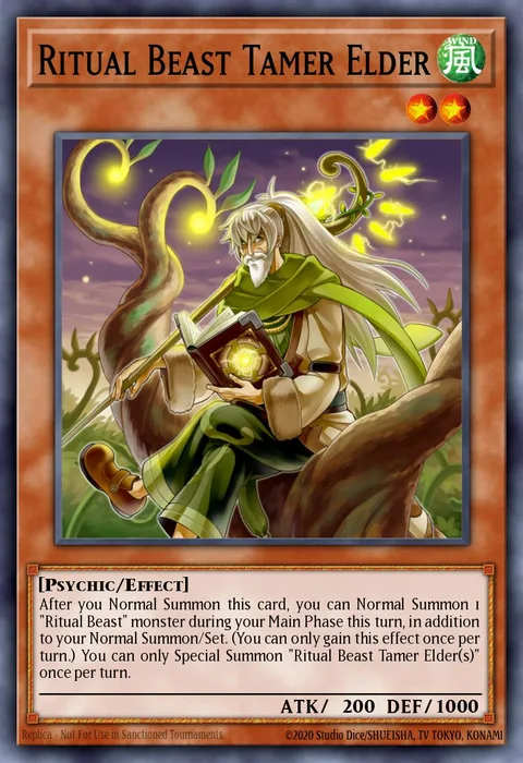 Ritual Beast Tamer Elder trading card