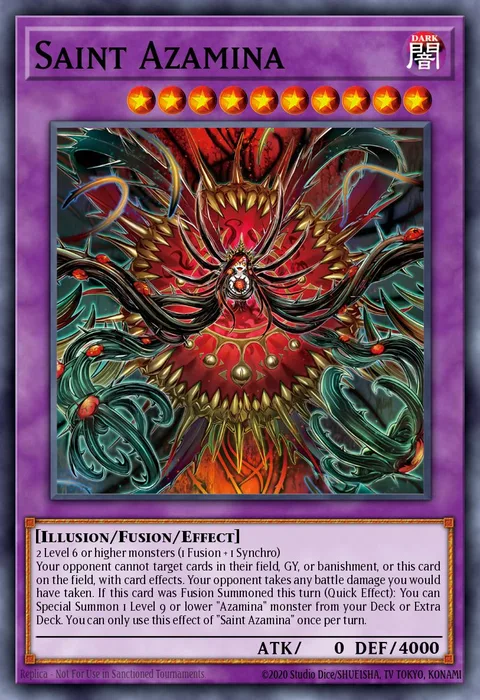 Saint Azamina trading card