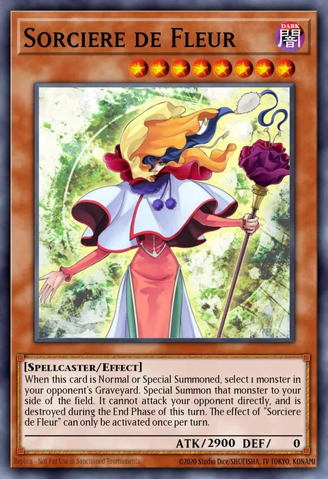 Sorciere de Fleur trading card