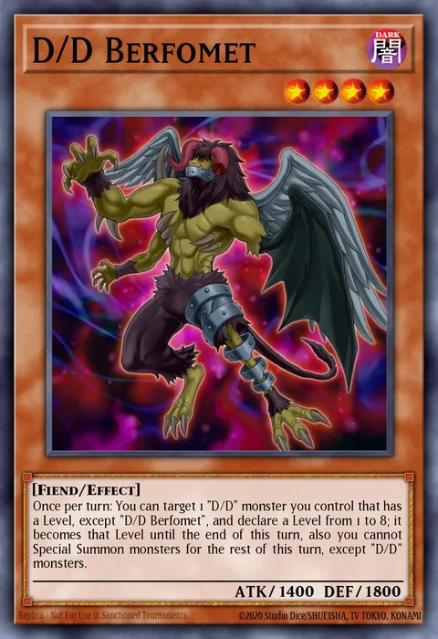 D/D Berfomet trading card