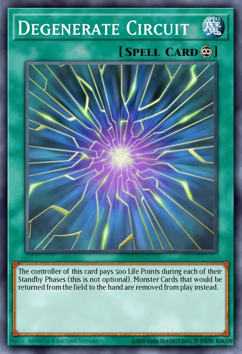 Degenerate Circuit trading card