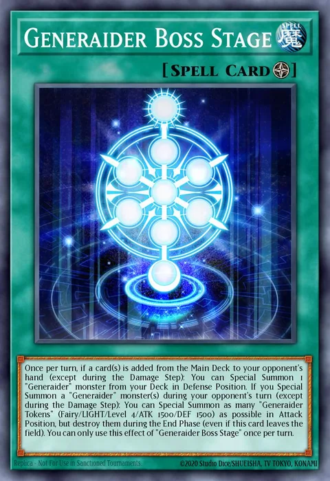 Generaider Boss Stage trading card