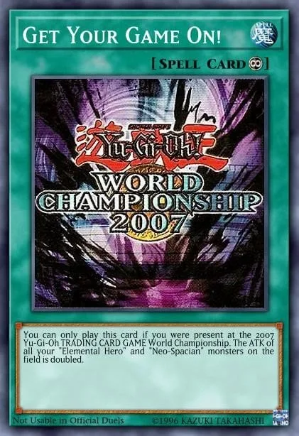Get Your Game On! trading card