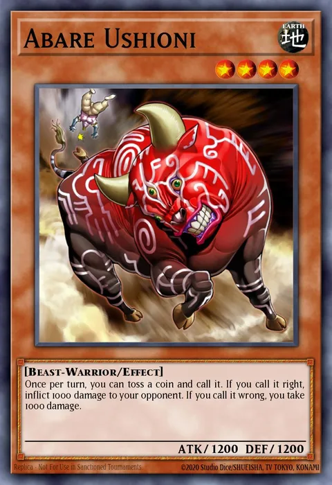 Abare Ushioni trading card