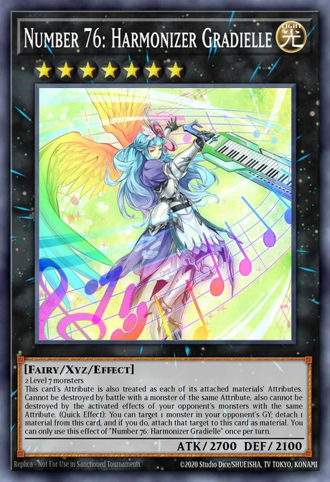 Number 76: Harmonizer Gradielle trading card