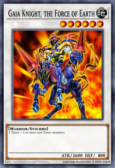 Gaia Knight, the Force of Earth trading card