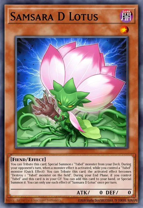 Samsara D Lotus trading card