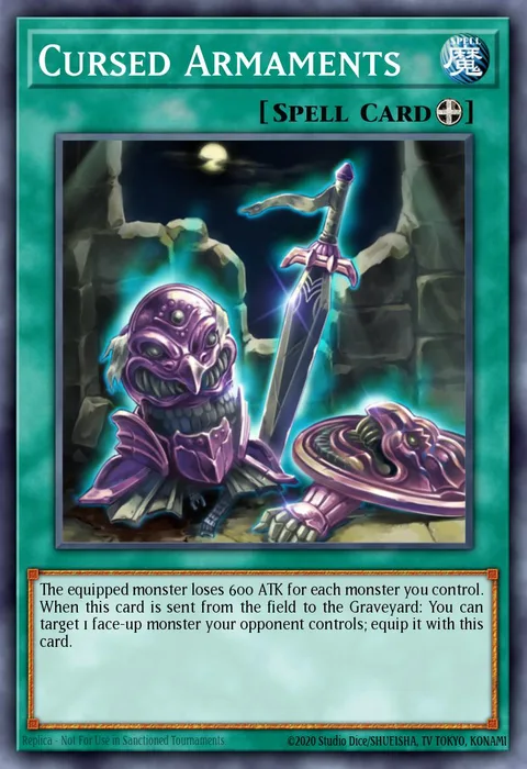 Cursed Armaments trading card