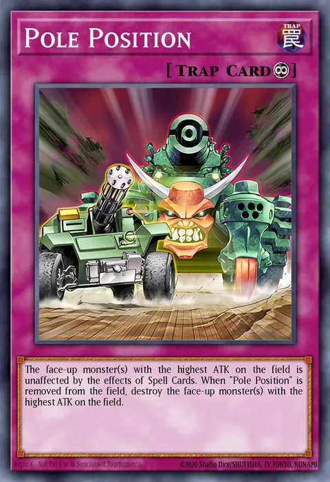 Pole Position trading card