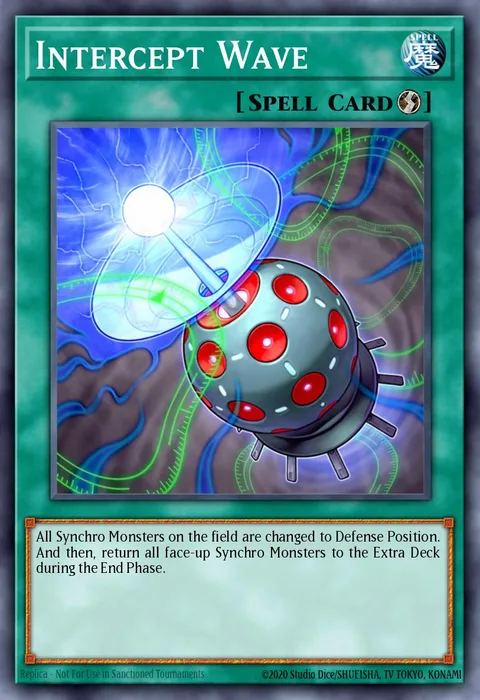 Intercept Wave trading card