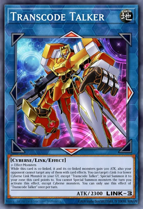 Transcode Talker trading card