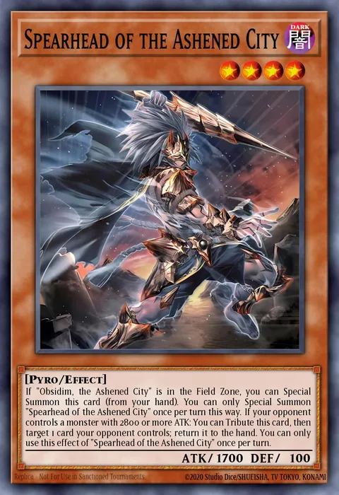 Spearhead of the Ashened City trading card