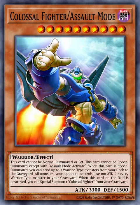 Colossal Fighter/Assault Mode trading card