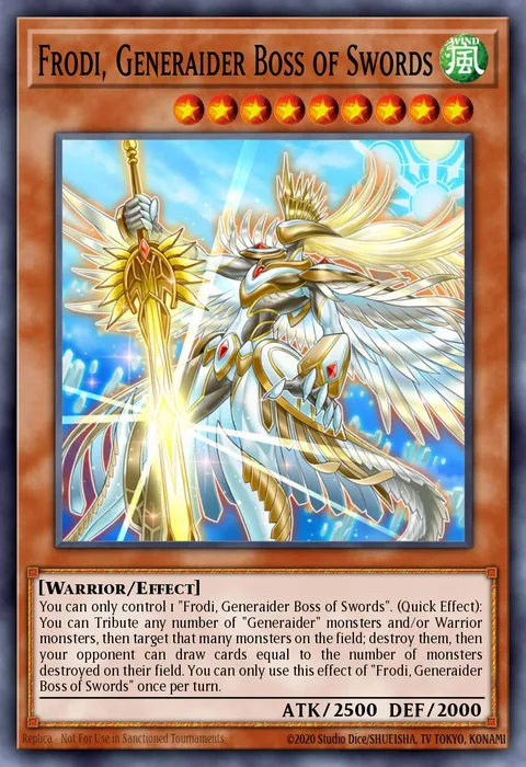 Frodi, Generaider Boss of Swords trading card