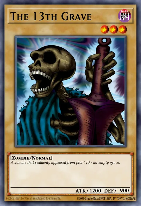 The 13th Grave trading card