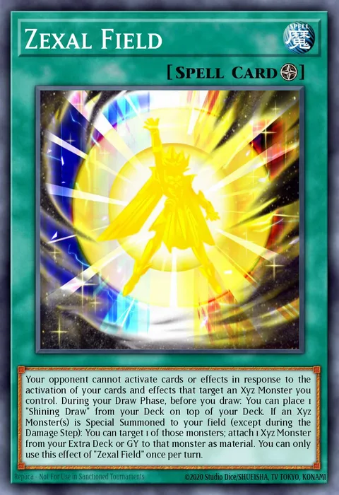 Zexal Field trading card