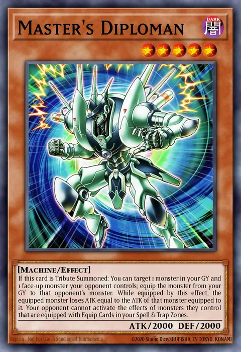Master's Diploman trading card