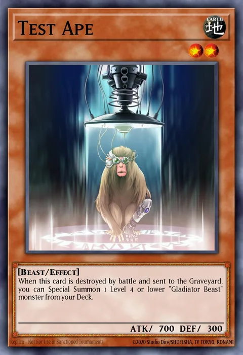 Test Ape trading card