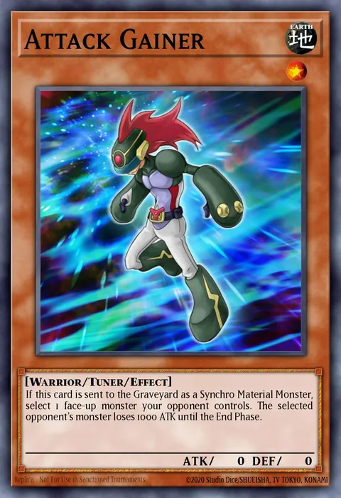 Attack Gainer trading card