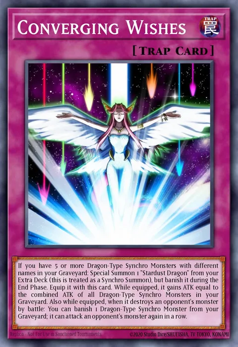 Converging Wishes trading card