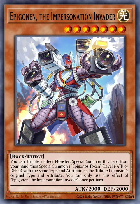 Epigonen, the Impersonation Invader trading card