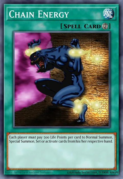 Chain Energy trading card