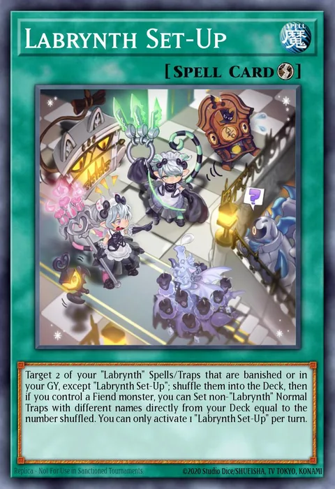 Labrynth Set-Up trading card
