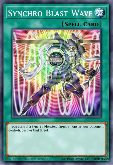 Synchro Blast Wave trading card