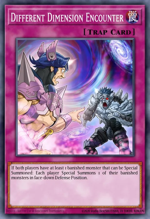 Different Dimension Encounter trading card