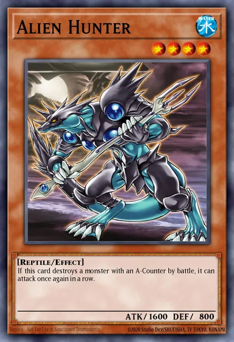 Alien Hunter trading card