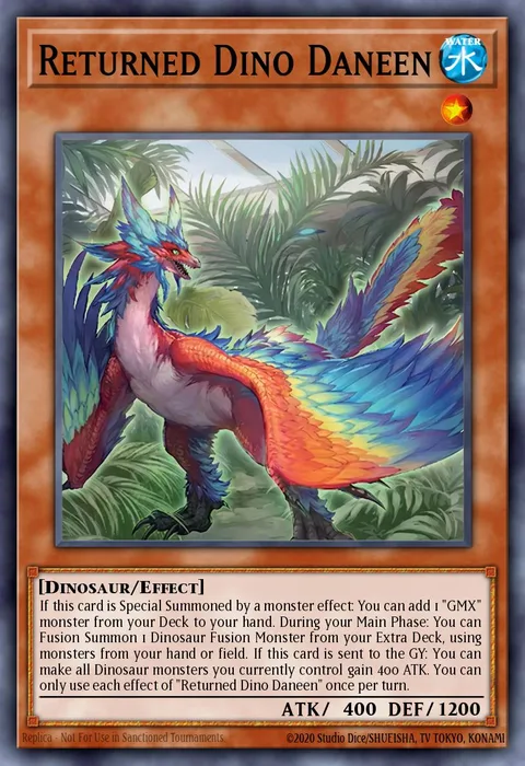 Returned Dino Daneen trading card
