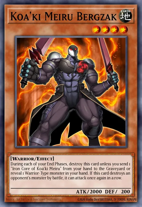 Koa'ki Meiru Bergzak trading card