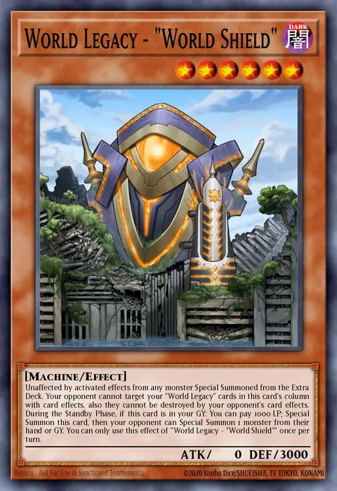 World Legacy - "World Shield" trading card