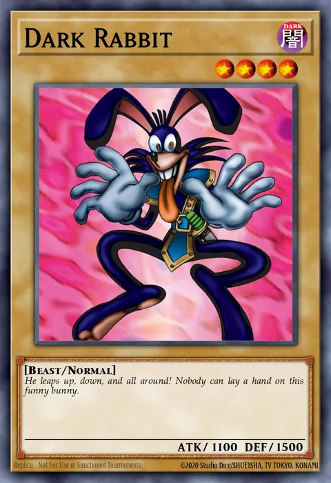 Dark Rabbit trading card