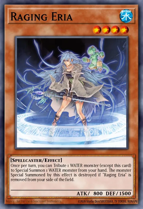 Raging Eria trading card